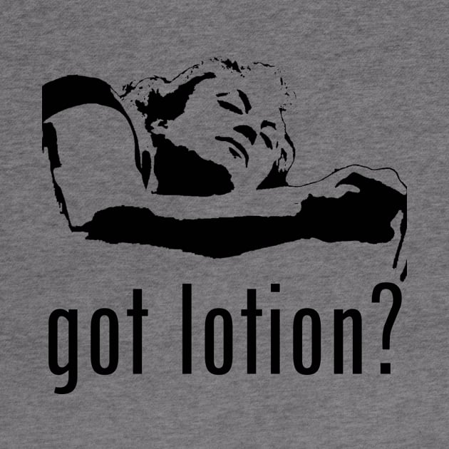 Got Lotion? Buffalo Bill (Black) by Zombie Squad Clothing